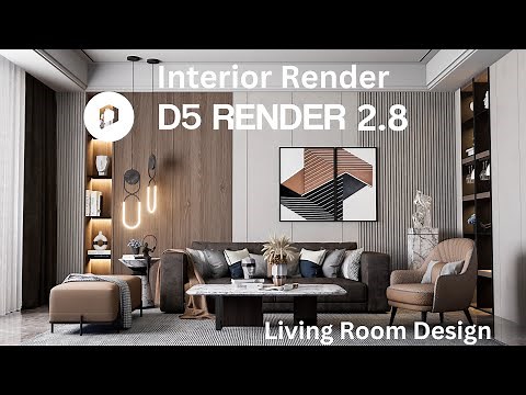 Realistic Interior Render Using D5 Render | Living Room | Interior Design.