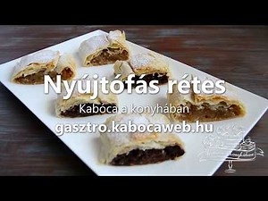 Nyújtófás rétes recept videó - Kabóca a konyhában