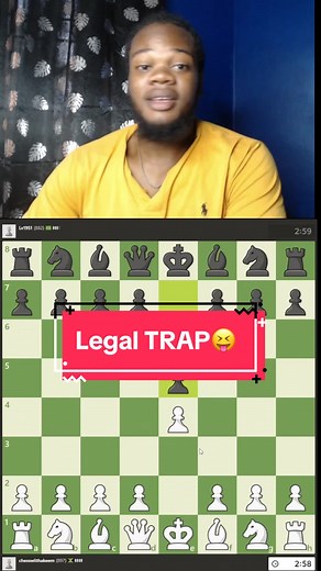 Legal trap - So many different variations of this trap it’s important to know the pattern though, your knight has to be able to jump to d5 for the mate and the only square the king has after you check is e7 - #chess #chesscom #chessgame #chessboard #chessmaster