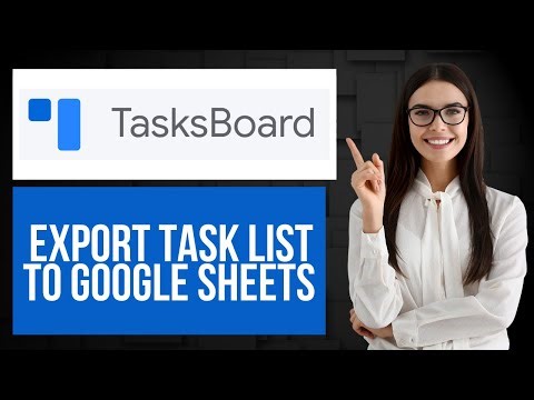 How to Export Google Tasks List to Google Sheets | Save Task Lists