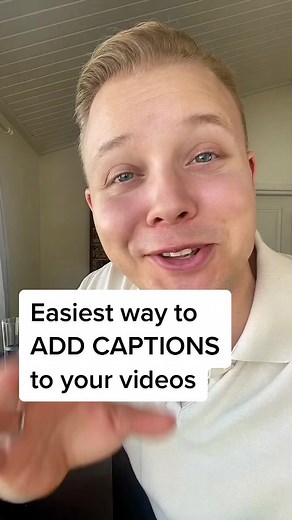 Easiest way to ADD CAPTIONS to your videos #contentcreatortips #socialmediatips #marketingtips #freelancingtips #freelancer #onlinemarketing #digitalmarketing