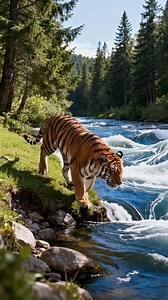 74K views · 1.3K reactions | Mother Tiger Saves Cub From Drowning In Riptide! #tiger #rescue #animals | Paul & Friends | Facebook