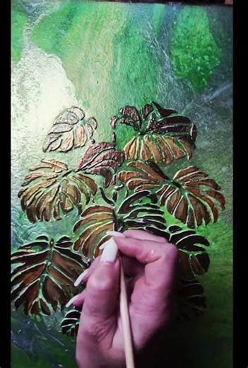 The perfect painting for your wall #art #creation #painting #3dpainting #fluidart #modelingpaste