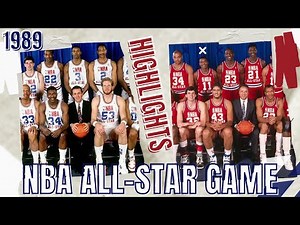 🌟NBA All-Star Game 1989 🌟⛖ Game Highlights (143-134)⛗