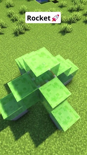 Minecraft Working Rocket🚀 #shorts