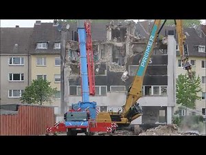 Bagger CAT 340 - Abriss Bürogebäude