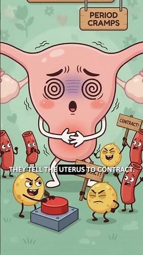 Why Do Period Cramps Hurt So Much? 🩸 | The Science Explained #shorts