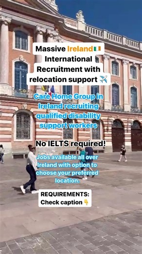 14K views · 606 reactions | Requirements for Ireland Disability Support Workers - NVQ3/Diploma in Healthcare/disability/mental health - ⁠Police clearance - ⁠Clean driver’s licence - ⁠Passport Jobs available all over Ireland with option to choose your preferred location. Interested in getting certified? DM to enroll in Level 3 diploma that gets you qualified. | Grammartorial Education | Facebook