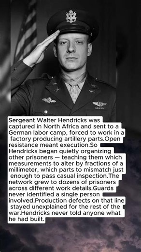 He Couldn't Fight Back With Weapons. So He Organized a Sabotage Network From Inside the Camp. #ww2