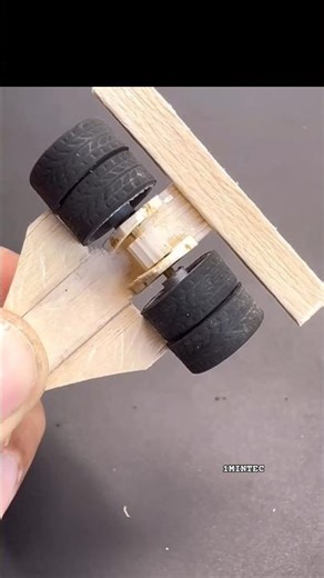 Amazing ice cream sticks dc motor toy car #shorts #1mintech #craftideas #diy