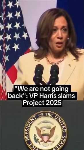 'We are not going back': VP Harris slams Project 2025