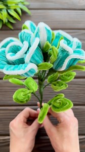 123K views · 3.2K reactions | Wow! Easy Roses from Chenille Stems DIY Craft Tutorial #diy #chenilleflowers #craftidea #homedecor #tutorial #flower #foryou #fyp | Easy Studio Crafts | Facebook
