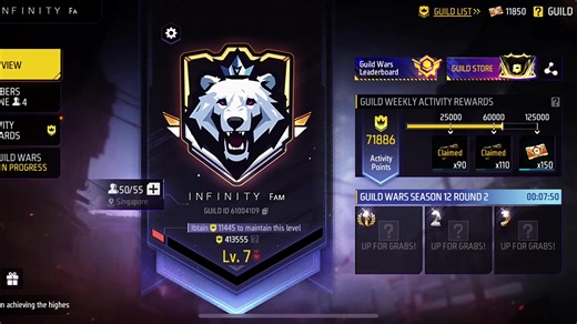 Things Still Alive: Infinity Fam's Free Fire Moments