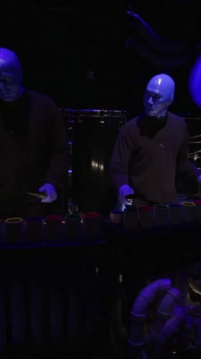 163K views · 2.3K reactions | Blue Man Group crushing PVC pipes 論 | Blue Man Group | Facebook