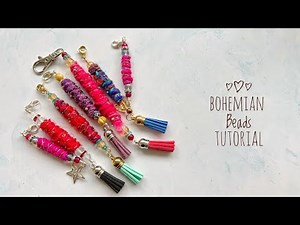 Boho Beads - How To Make Bohemian Beads - Fiber Art Ideas