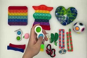 Fidget Toys, Push Pop Bubbles Fidget Sensory Toy, Stress Relief Hand Toy, Anxiety Relief Toy for Children Adults ADHD ADD Anxiety (20 Pcs)