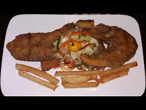 Crunchy, Fried Sliced Fish