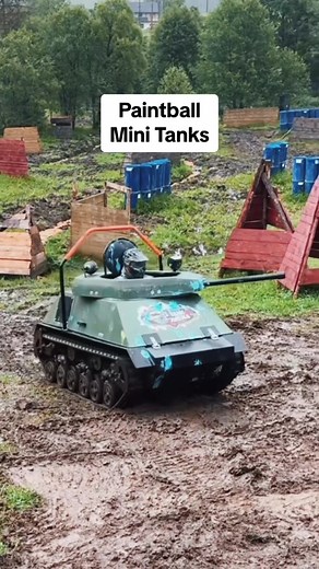 Ultimate Paintball Experience in Mini Tanks