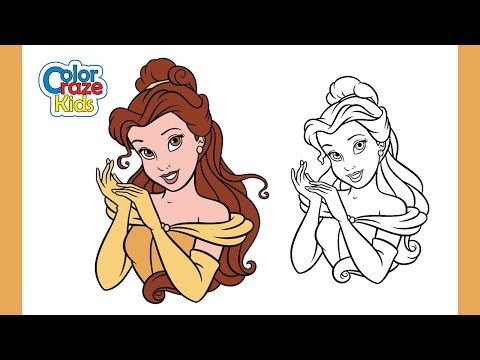 Coloring Belle | Disney Princess Beauty and the Beast