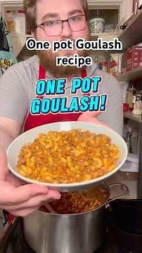 Here’s how to make some One Pot Goulash! #Goulash #GoulashRecipe #Recipe