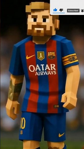 What If Messi Was in Minecraft? 🤯⚽️