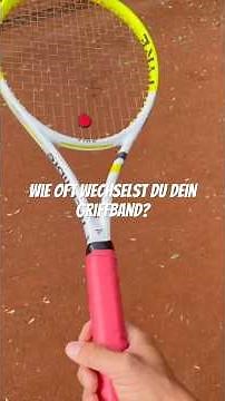 How to change your tennis overgrip quickly and easily! #tennis #sports #tennislife