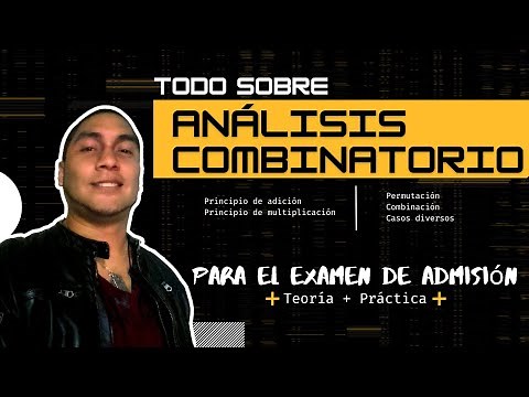 Análisis Combinatorio 👨‍💻 Teoría COMPLETA + ejercicios resueltos. Permutaciones Combinaciones