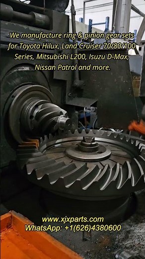 Ring & pinion gear set pairing and contact pattern inspection.