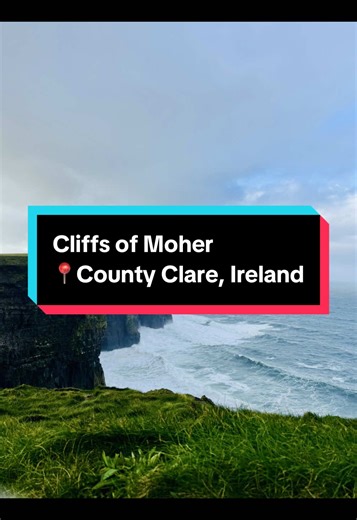 Braving the wind and rain at the Cliffs of Moher 🇮🇪🌊 It was freezing, super windy, and raining the whole time—but seeing the Atlantic waves crash against the cliffs made it completely worth it. The views were absolutely breathtaking. Definitely one of the most unforgettable stops on our Ireland trip. 🍀 ————- #cliffsofmoher #irelandtiktok #irelandtravel #ireland #visitireland