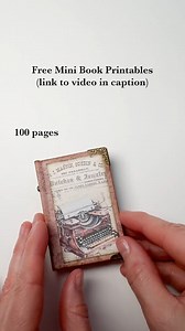 Make this Mini Book right now with *free* printables! Watch the video here: https://youtu.be/Iaa-UbH8RKk (this video will lead you to the printables and the full tutorial) (If you get to a dead end, go outside of Facebook, go to the VectoriaDesigns YouTube channel and browse for "Industrial Booklet" in our channel) | VectoriaDesigns