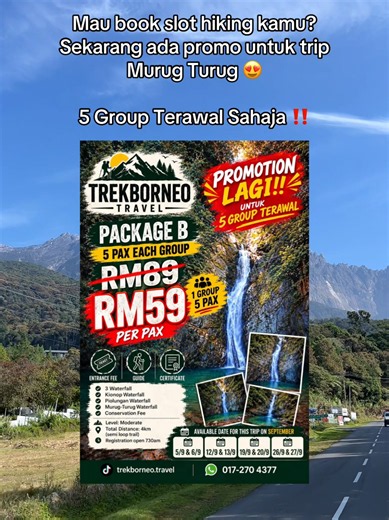 POV: Bayar trip hiking, sekali dapat view macam ni… terus rasa setiap langkah mendaki tadi BERBALOI. 😭⛰️✨ Penat naik tu memang real, tapi bila sampai atas… “Ohh, patutlah orang sanggup datang sini.” 😍 Kalau korang ke Kota Kinabalu, trek ni memang wajib masuk bucket list! #POVHiking #HikingSabah #KotaKinabalu #SabahTrip #ExploreSabah