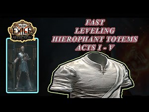 [POE 3.23] Templar Hierophant - Full Act 1-5 Leveling