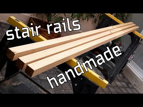 Making and Installing Wood Stair Rails 📐