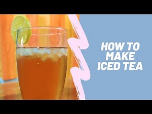 HOW TO MAKE ICED TEA | Disha Cooks | Iced Tea Recipe | How to make Iced Tea fast | Homemade Iced Tea