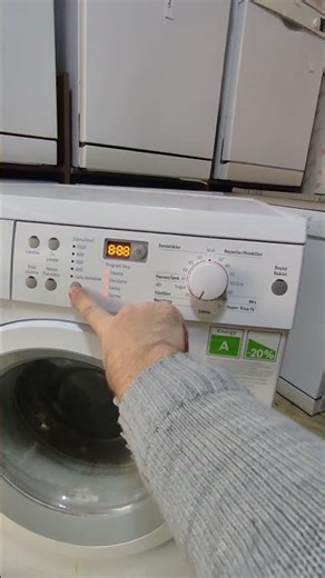 Bosch logixx 8 sensitive Çamaşır Makinesi Reset Modu Bölümü