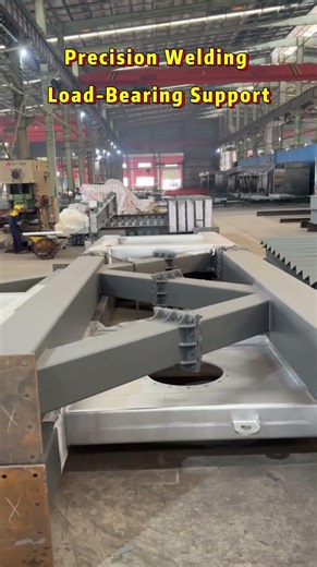 #steelstructure Power Equipment Steel Support Frames | Heavy-Duty Generator Structural Solutions 🔧⚡