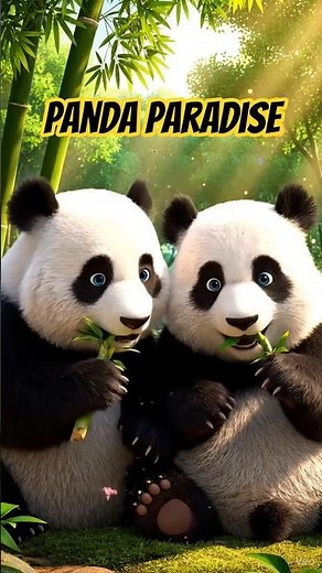 “3D Panda Paradise 🌿 | The Cutest Bamboo Moment Ever!”