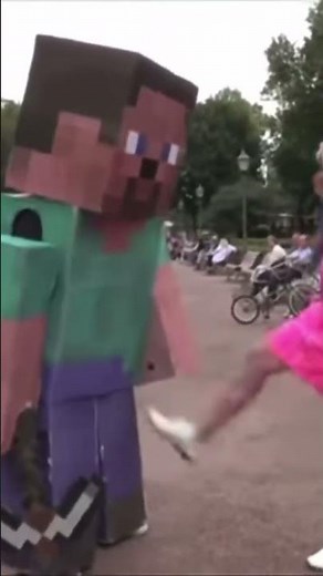 Hello Young Lady MEME #minecraft #reallife #memes #ball #steve