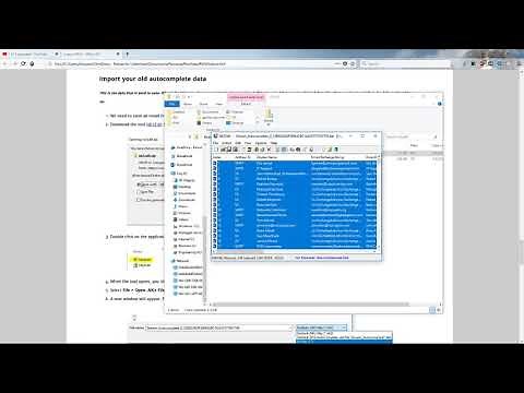 Importing auto-complete data using NK2 Edit