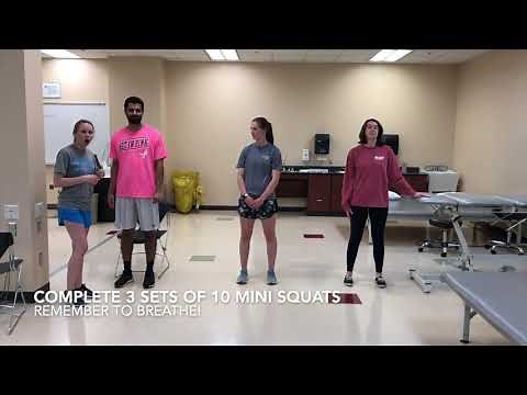 Static Standing Balance Exercises