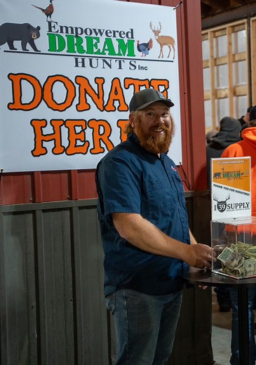3.3K views · 31 reactions | It’s a “You-Choose” donation amount at the door tomorrow and all of it goes to Empowered Dream Hunts Inc.  ATM on site and bacon handlers are well trained  | I39 SUPPLY | Facebook