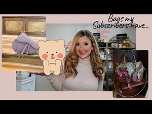 COLLECTION OF HANDBAGS FROM MY SUBSCRIBERS! Most Unique & Favorite Bags of Yours! 👛🩷
