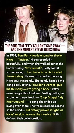The Song Tom Petty Couldn’t Give Away — And the Moment Stevie Nicks Knew