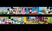 Mix of 8 videos from youtube : ALL Mickey Mouse Clubhouse at the same time!