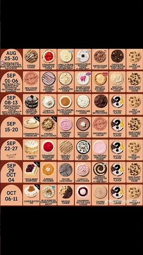 Crumbl September Spoiler Alert #crumbl #crumblcookies #september #fyp #spoiler #cookies #food#yummy