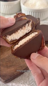 Mound date cups 💓🥥#motivation #cooking #food #easyrecipe #date #coconut #chocolate #shorts