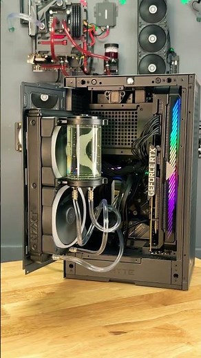 Hyte Revolt 3 ITX Transforming My Broken AIO into a Custom Loop #WaterCooling #CustomLoop #PCBuild