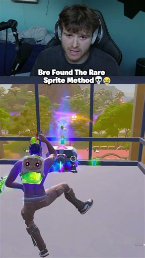 BRO FOUND THE RARE SPRITE METHOD 🫨 #fortnite #fortniteclips #gaming