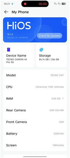Hios 16 update tecno #tecno