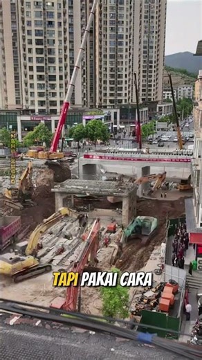 Mereka Bangun Terowongan di Bawah Rel Kereta dalam 1 Hari 😳
